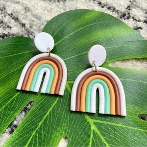 🌈BOGO! Handmade Rainbow Earrings🌈